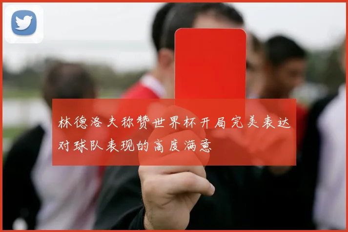 林德洛夫称赞世界杯开局完美表达对球队表现的高度满意